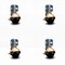 Service Caster 2 Inch Windsor Antique Ball Caster with Brake - Corner Mount Bracket, 4PK SCC-GR01S20-POS-WA-SLB-716-4-CB90-4 - alternate 1